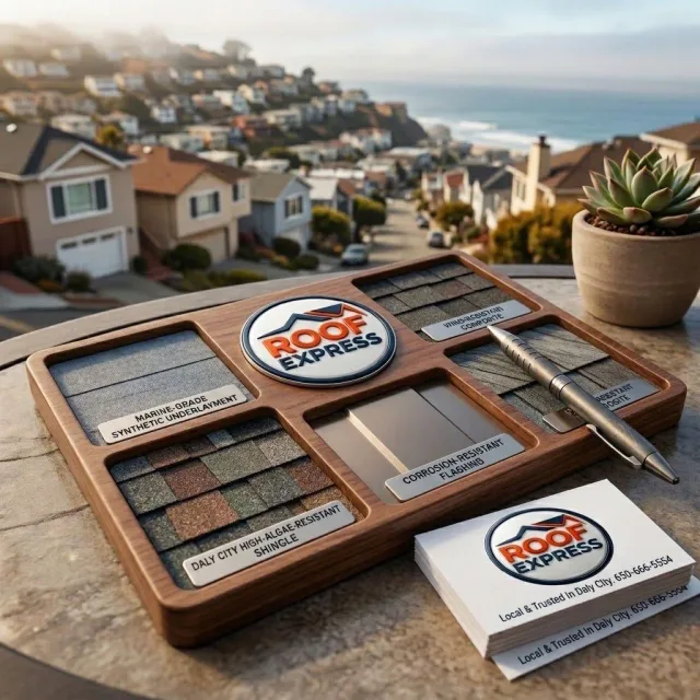 Image accompanying a ROOF EXPRESS Field Note about roofing for Daly City, California.