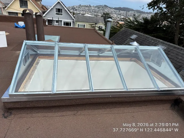 Image accompanying a ROOF EXPRESS Field Note about skylight service for San Francisco, California.