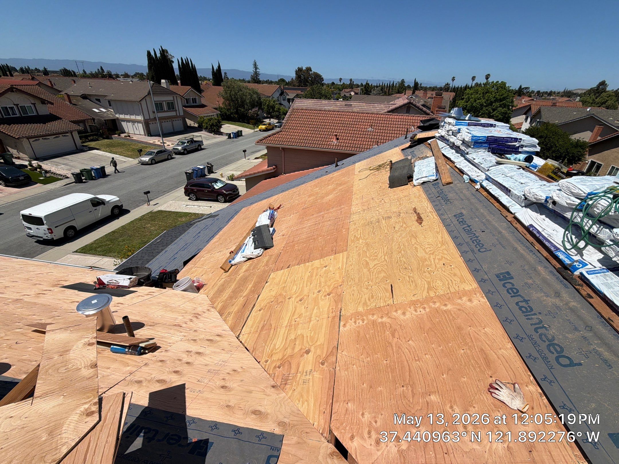 Roof Replacement in Milpitas, CA