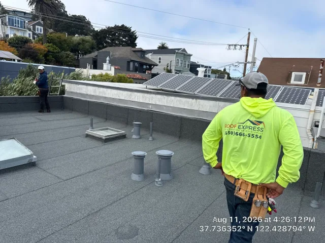 Image accompanying a ROOF EXPRESS Field Note about roof replacement for San Francisco, California.