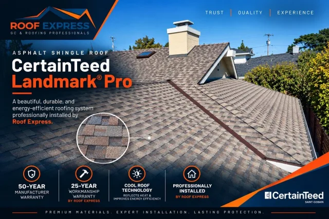Image accompanying a ROOF EXPRESS Field Note about roofing for Belmont, California.