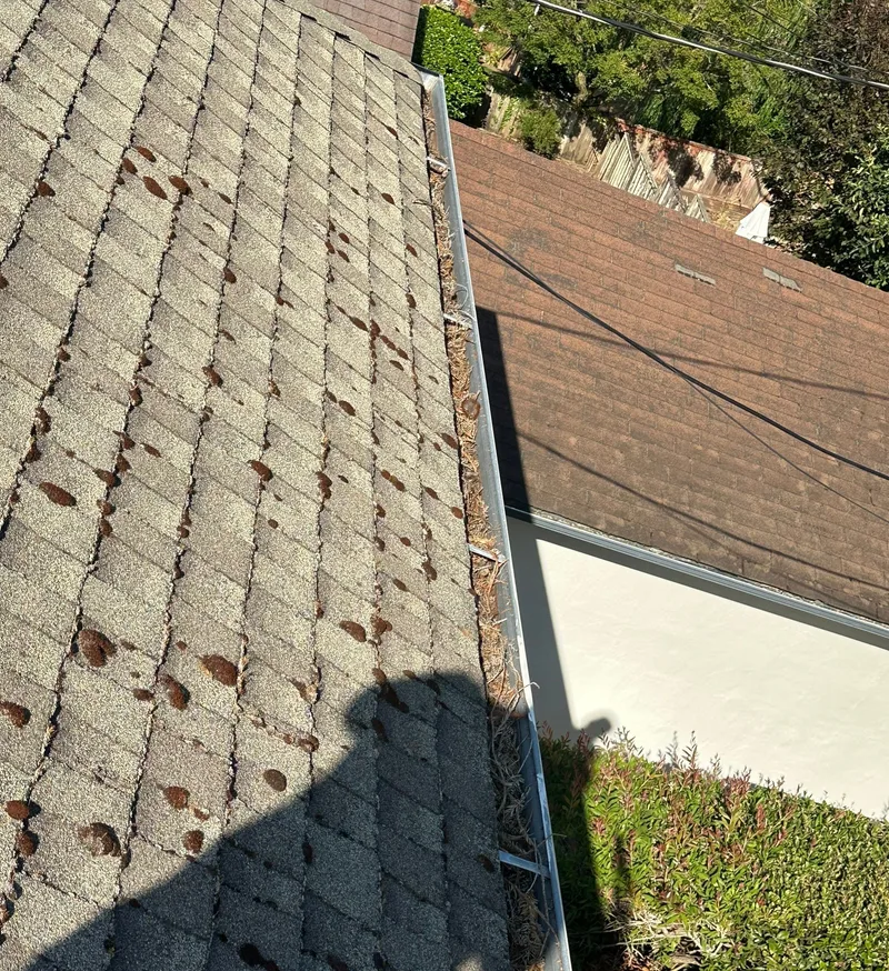 ROOF EXPRESS photo from a gutter service project in San Bruno, California.