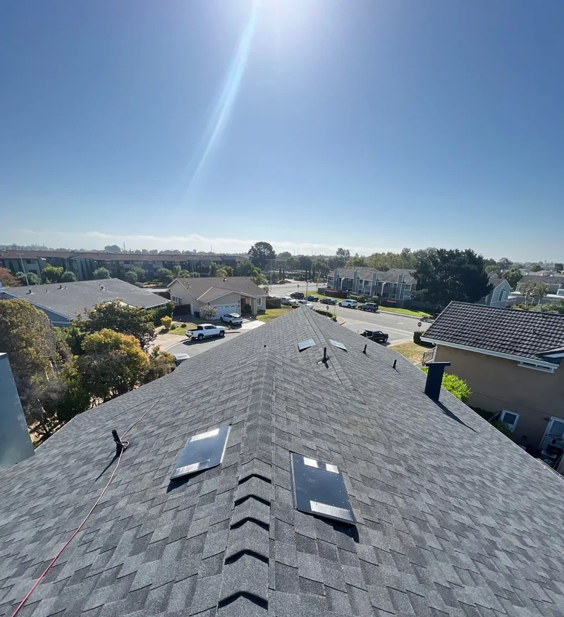 ROOF EXPRESS photo from a residential roofing project in Foster City, California.