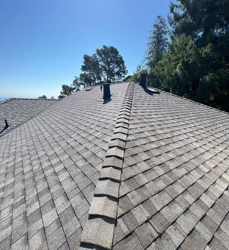 ROOF EXPRESS photo from a roof replacement project in San Bruno, California.