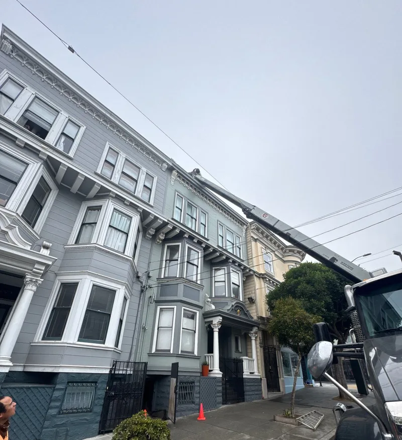 ROOF EXPRESS photo from a commercial roofing project in San Francisco, California.