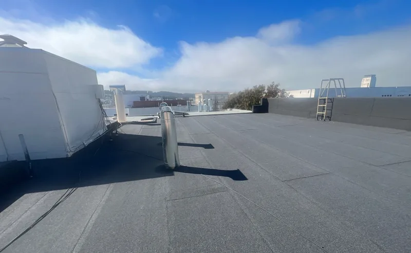 ROOF EXPRESS photo from a commercial roofing project in San Francisco, California.