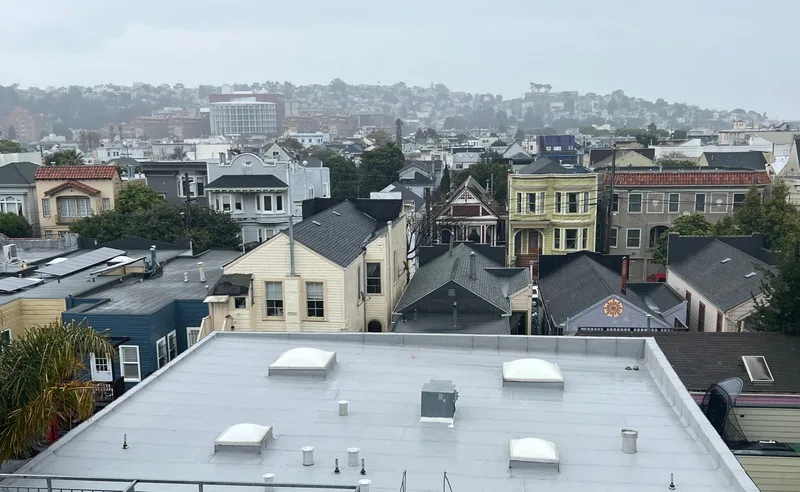 Roof replacement Project Photo — San Francisco, CA ROOF EXPRESS photo from a roof replacement project in San Francisco, California.