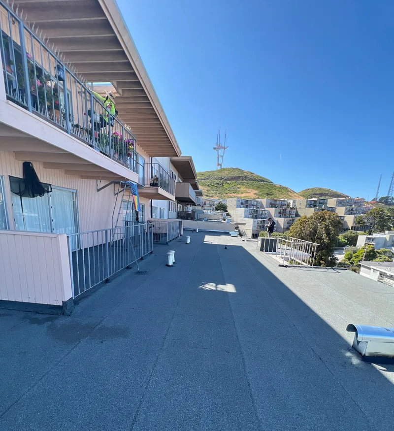 Roof replacement Project Photo — San Francisco, CA ROOF EXPRESS photo from a roof replacement project in San Francisco, California.
