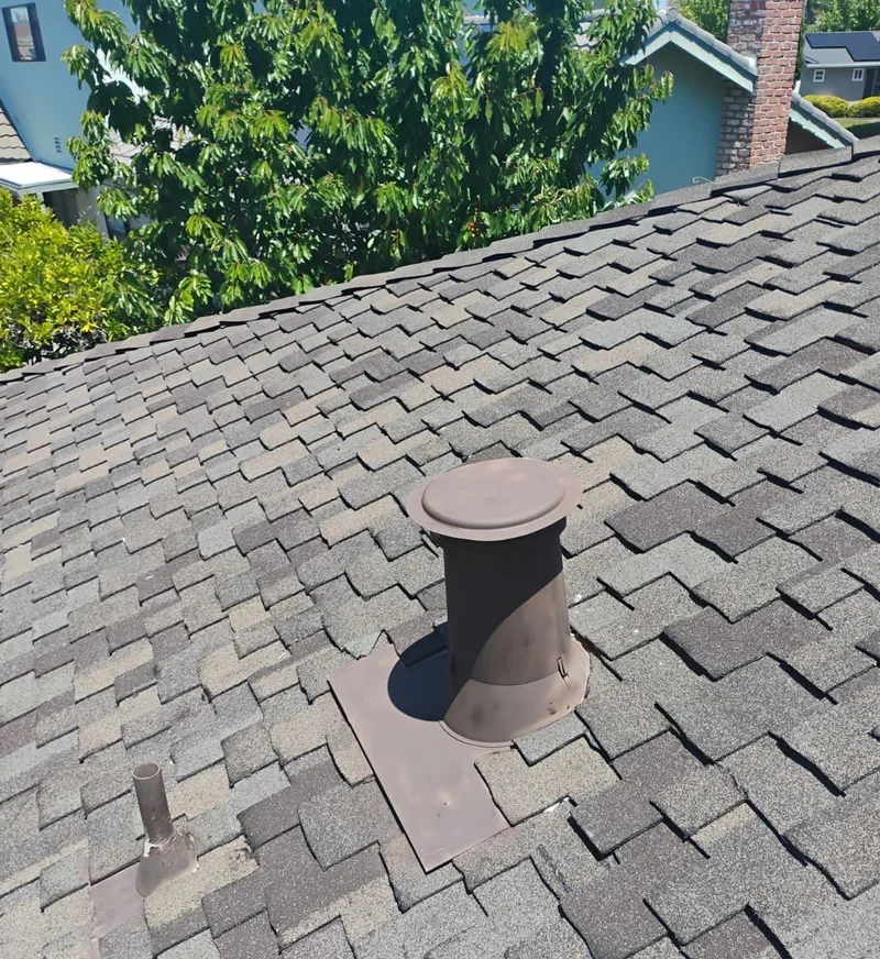 ROOF EXPRESS photo from a roof replacement project in Cupertino, California.