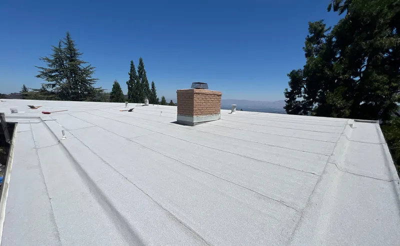 Flat-roofing service Project Photo — Los Gatos, CA ROOF EXPRESS photo from a flat-roofing service project in Los Gatos, California.