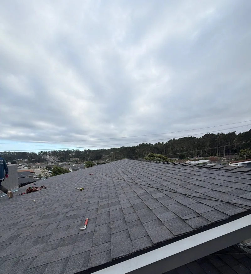 Roof repair Project Photo — South San Francisco, CA ROOF EXPRESS photo from a roof repair project in South San Francisco, California.