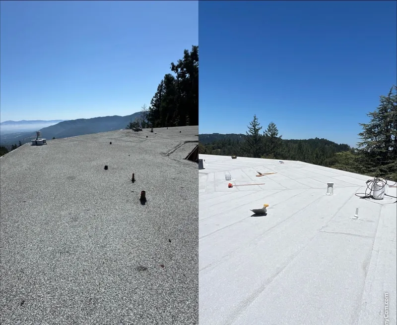 Roofing Project Photo — Los Gatos, CA ROOF EXPRESS photo from a roofing project in Los Gatos, California in the Before and After gallery.