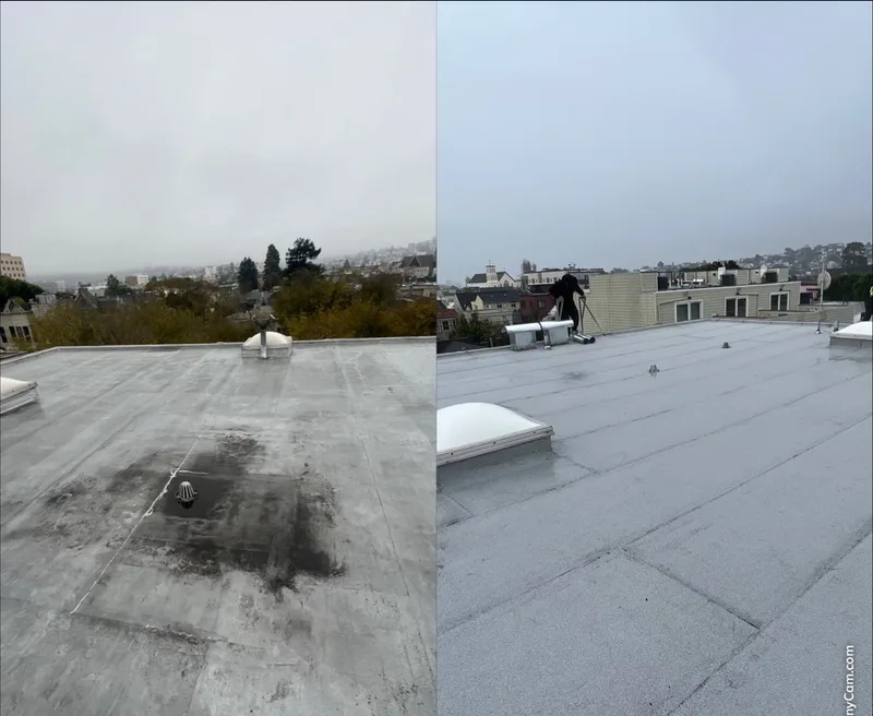 Roofing Project Photo — San Francisco, CA ROOF EXPRESS photo from a roofing project in San Francisco, California in the Before and After gallery.