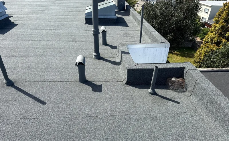 Roof replacement Project Photo — San Francisco, CA ROOF EXPRESS photo from a roof replacement project in San Francisco, California.