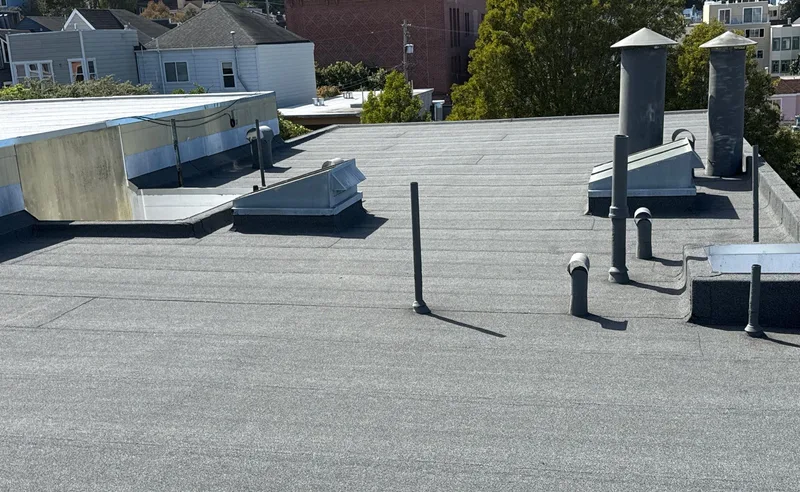 Roof replacement Project Photo — San Francisco, CA ROOF EXPRESS photo from a roof replacement project in San Francisco, California.