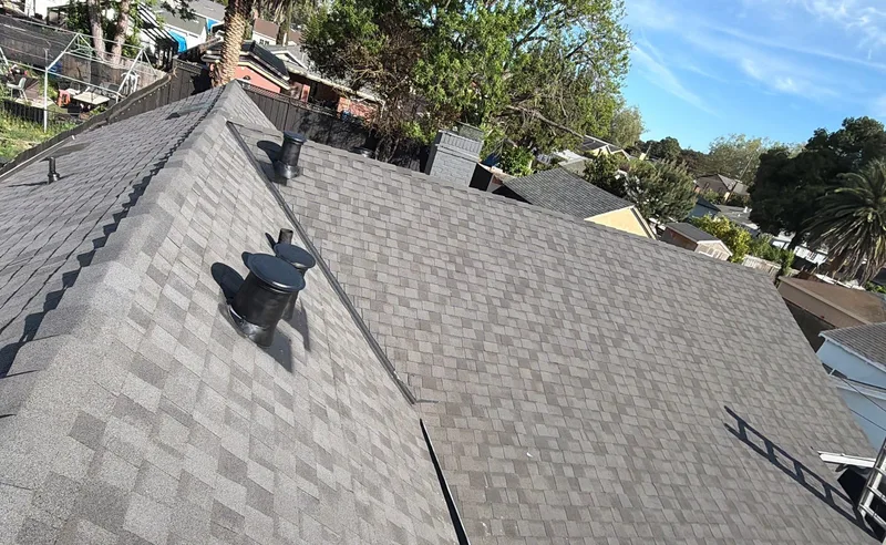 Roof replacement Project Photo — East Palo Alto, CA ROOF EXPRESS photo from a roof replacement project in East Palo Alto, California.