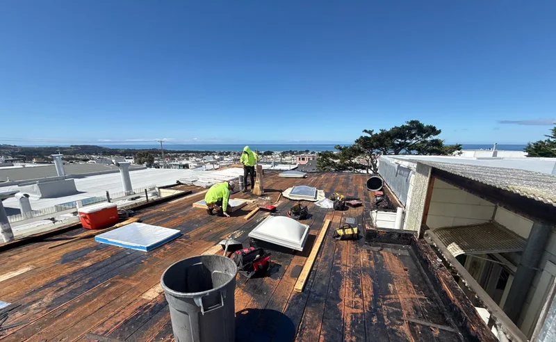 Flat-roofing service Project Photo — San Francisco, CA ROOF EXPRESS photo from a flat-roofing service project in San Francisco, California.