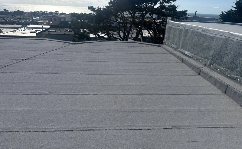 Flat-roofing service Project Photo — San Francisco, CA ROOF EXPRESS photo from a flat-roofing service project in San Francisco, California.