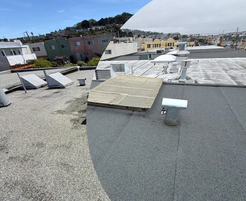 Roofing Project Photo — San Francisco, CA ROOF EXPRESS photo from a roofing project in San Francisco, California in the Before and After gallery.
