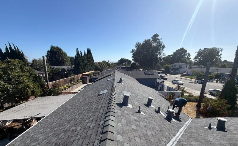 ROOF EXPRESS photo from a residential roofing project in San Jose, California.