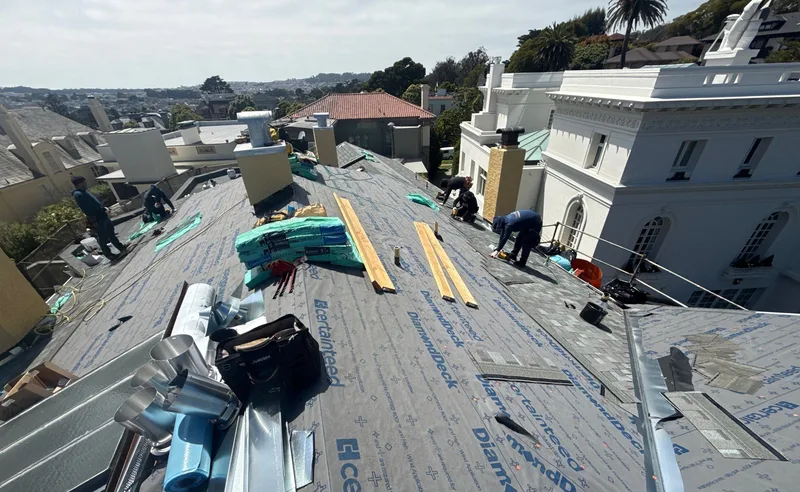 ROOF EXPRESS photo from a residential roofing project in San Francisco, California.