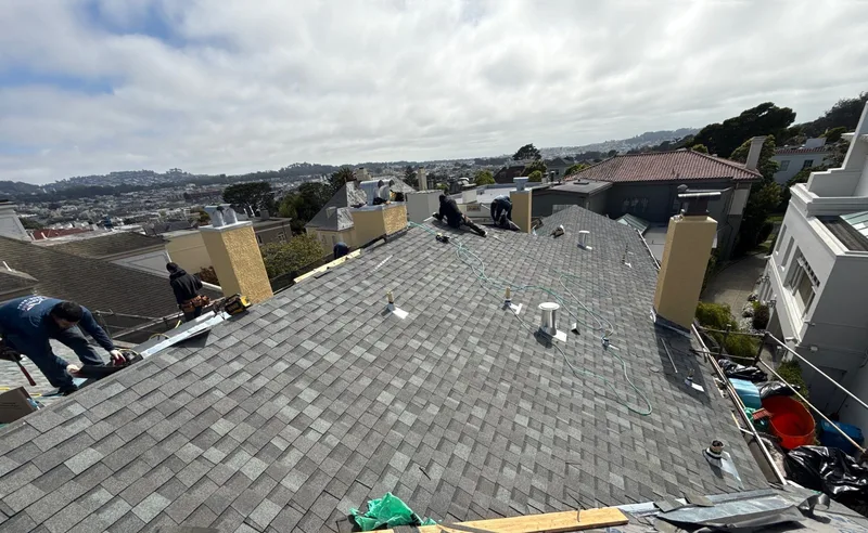 ROOF EXPRESS photo from a residential roofing project in San Francisco, California.